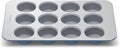 Caraway Non-Stick Ceramic 12-Cup Muffin Pan - Naturally Slick Ceramic Coating - Non-Toxic, PTFE & PFOA Free - Perfect for Cupcakes, Muffins, and More - Slate