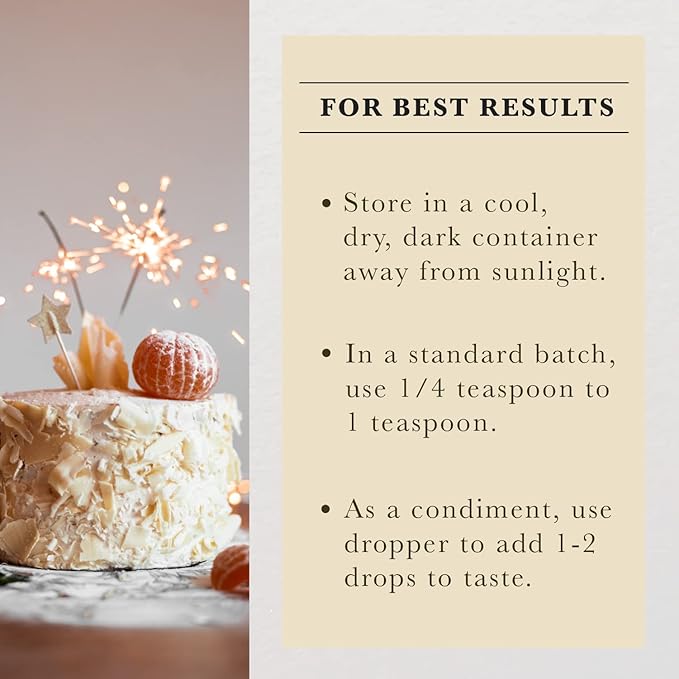 Cook's Pure Orange Extract From Florida Oranges | For Ice Cream, Cakes, Breads, Cookies and Drinks, 8 oz