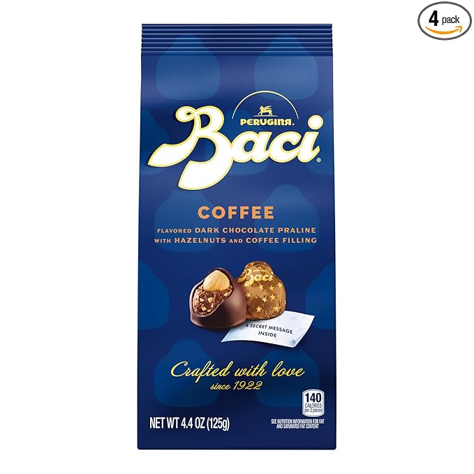 Perugina Coffee Chocolate Chocolate Pack of 4 (4.4 Ounce) Bag
