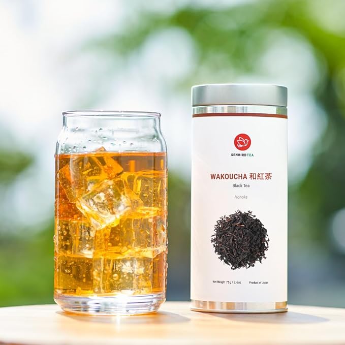 Senbird Premium Wakoucha, Japanese Black Tea - Honoka From Shizuoka, Japan - Loose Leaf Tea In Airtight Tea Tin (2.12oz/60g)