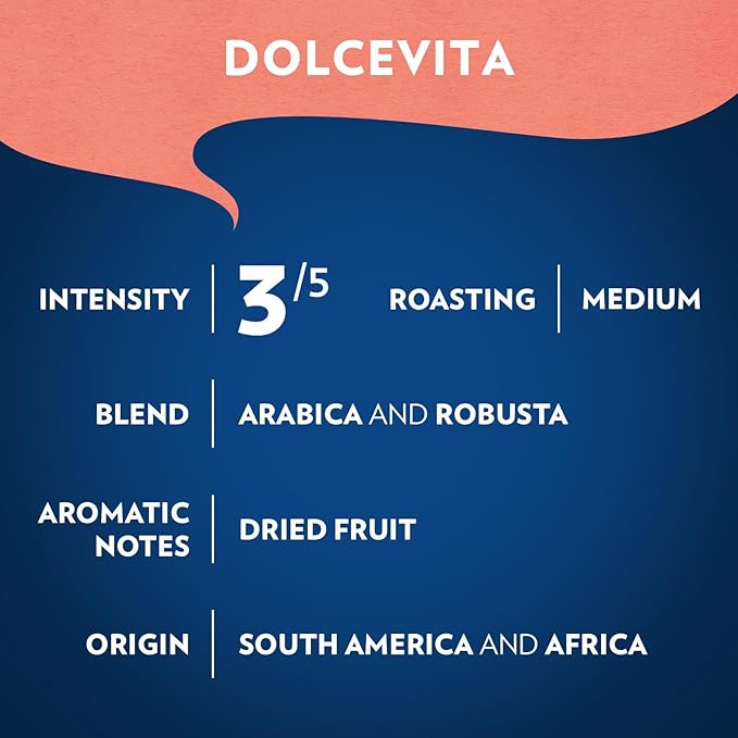 Lavazza Dolcevita Classico Ground Coffee 12oz Bag, Medium Roast, Rich and Full-bodied, Intensity 3/5, Arabica and Robusta, Ideal for Drip Brewers (Pack of 1) - Package May Vary