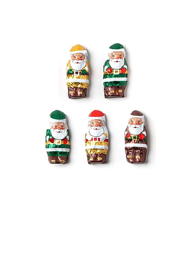 Madelaine Dark Chocolate Santas - 12 Oz