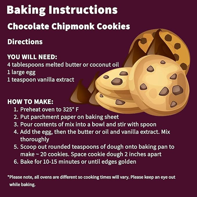 ChipMonk Cookie Mix - Zero or Low Carb Keto Friendly Snacks, Dessert, Cookies, Gluten-Free, High Fat and Protein, Low Sugar Sweet Snack Foods, Ketogenic Diet or Diabetics - Healthy, Nutrition Treats