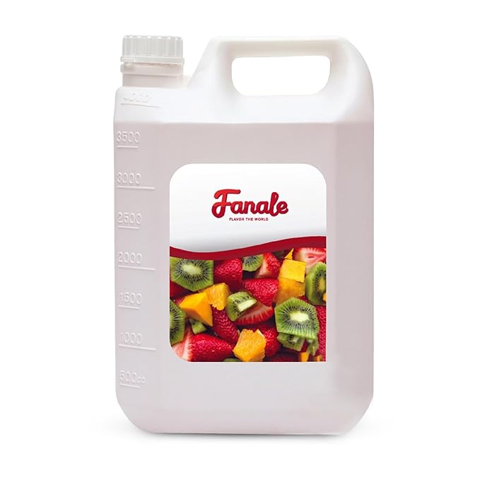 Fanale Premium Flavoring Concentrated Syrup for Bubble Tea 11 lb | Honeydew Flavor Syrup | for Boba Tea, Smoothies, Slushes, Desserts | 11lb | SRP070