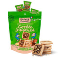Michel et Augustin Cookies, Individually Wrapped Snacks, Gourmet Milk Chocolate & Hazelnut Shortbread, 15 French Butter Cookies