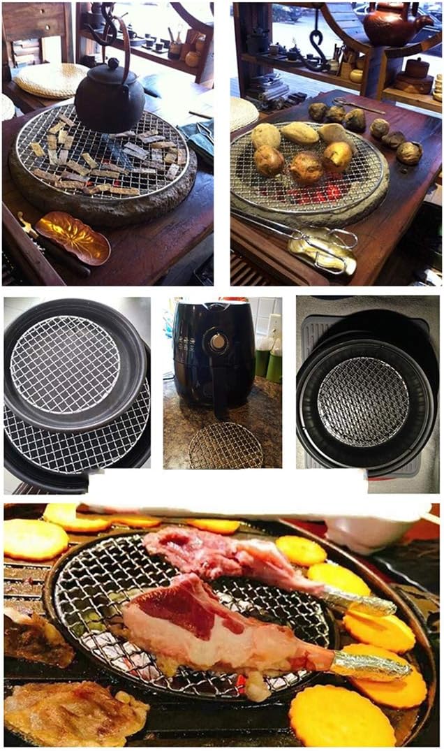 Versatile Round 304 Stainless Steel Cooling Rack Baking,Heat Resistant Rust Proof Sturdy Durable Dia 13"