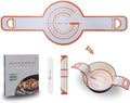 GUYDREMAT Dutch Oven Bread Baking Sling - Heat Resistant, Non-Stick Silicone Mat for Lifting Artisan Loaves, Food-Grade, Reusable Bread Tool, Fits 3-7 Quart Cookware, Easy to Clean
