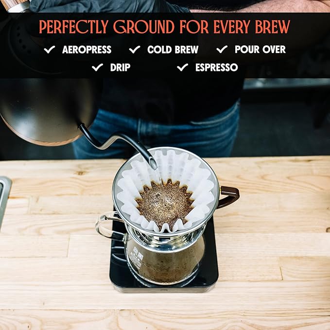 Brazil Oberon Ground Coffee, Medium Light Roast Coffee Ground with Orange Spice & Cocoa, 35.2 oz (2.2lb) Brazil Coffee Bag, Single Origin from Cerrado, Perfect for a Bright, Flavorful Brew