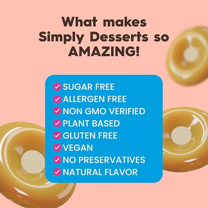 Simply Desserts Banana, Butterscotch & Lemon Instant Pudding, Sugar-Free, Variety 6-Pack – Healthy Dessert, Keto Snacks, Vegan & Diabetic-Friendly, Kosher, 1.7 Oz Ea