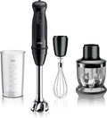 Braun MQ50202M MultiQuick Vario 5 Handheld Blender – 21-Speed Stick with Turbo Boost, Stainless Steel Blades, EasyClick System, 500W, Chopper, Whisk, Masher – Immersion Blender for Smoothies