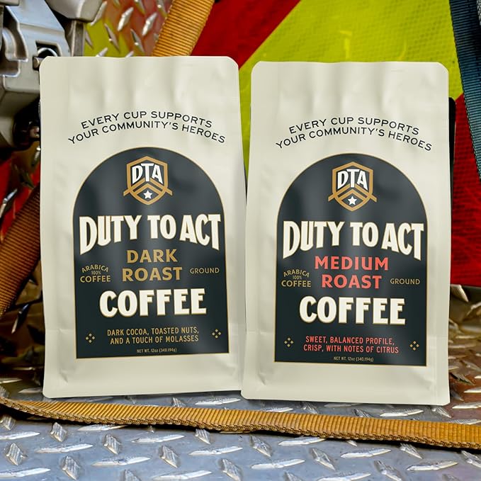 Duty to Act Dark Roast Ground Coffee, 2 lbs (Pack of 1)