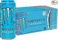 Monster Energy Ultra Blue Hawaiian, Sugar Free Energy Drink, 16 Ounce (Pack of 15)