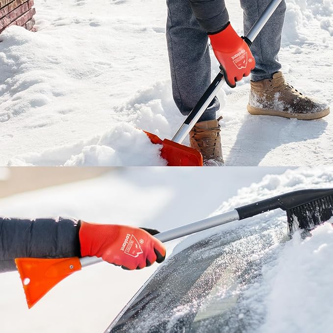 Waterproof Winter Work Gloves for Men and Women, Touchscreen, Freezer Gloves, Thermal Insulated, for Cold Weather