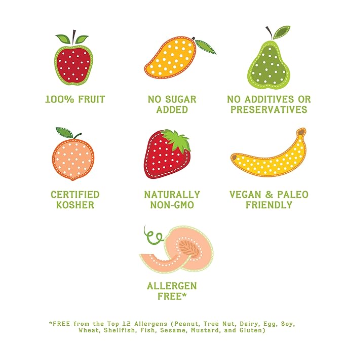 Nature’s Turn Freeze-Dried Apple Crisps – Healthy, Gluten-Free, Crispy & Delicious, Plant-Based Snack, Ideal for Cereal, Smoothies, School Lunches, & On-the-Go, Bags of 6 (0.53 oz Each)