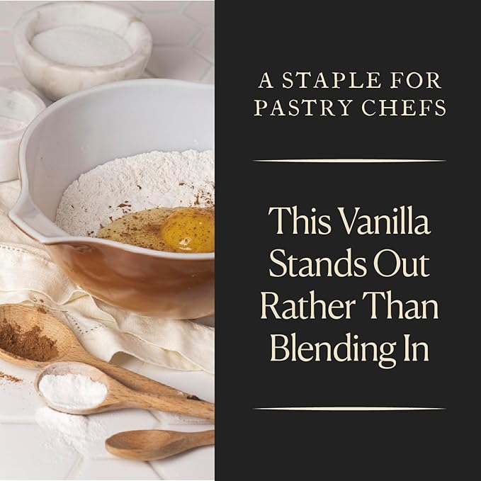 Cook's, Pure Cookie Vanilla Extract, Floral Vanilla Extract for Cakes, Cookies, Pastries, Ice Creams, 32 oz