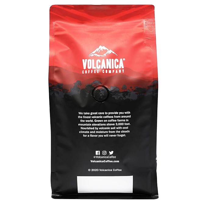 Volcanica House Blend Coffee, Ground, Fresh Roasted, 16-ounce