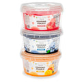 Tea Zone 3 Flavors Popping Pearls Combo, Strawberry, Mango, Blueberry Bursting Pearls for Teas, Shakes, Smoothies, Dessert Toppings