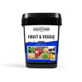 Ready Hour, Fruit & Veggie Mix, Non-Perishable Freeze-Dried Food, 30-Year Shelf Life, Portable Emergency and Adventure Food Supply, Durable Flood Safe Container, 56 Servings