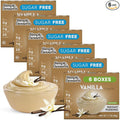 Simply Desserts Vanilla Instant Pudding, Sugar-Free, 6-Pack – Healthy Dessert, Keto Snacks, Vegan & Diabetic-Friendly, Kosher, 1.7 Oz Ea