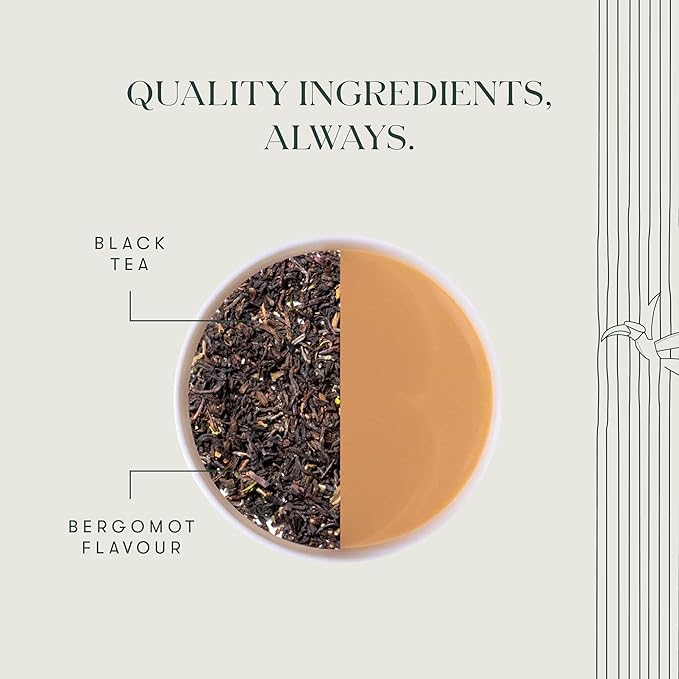 Luxmi Estates Garo Hills Earl Grey Tea 100gm Tin | Certified Organic Black Tea