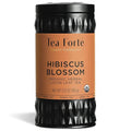 Tea Forte Hibiscus Blossom Premium Organic Loose Leaf Caffeine-Free Herbal Tea Blend Canister, Makes 35-50 Cups