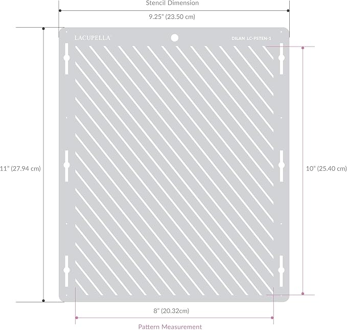 Cake Decorating Stencil for Tall Buttercream Cake, Royal Icing, Ganache, Paint, Airbrush (Blume)