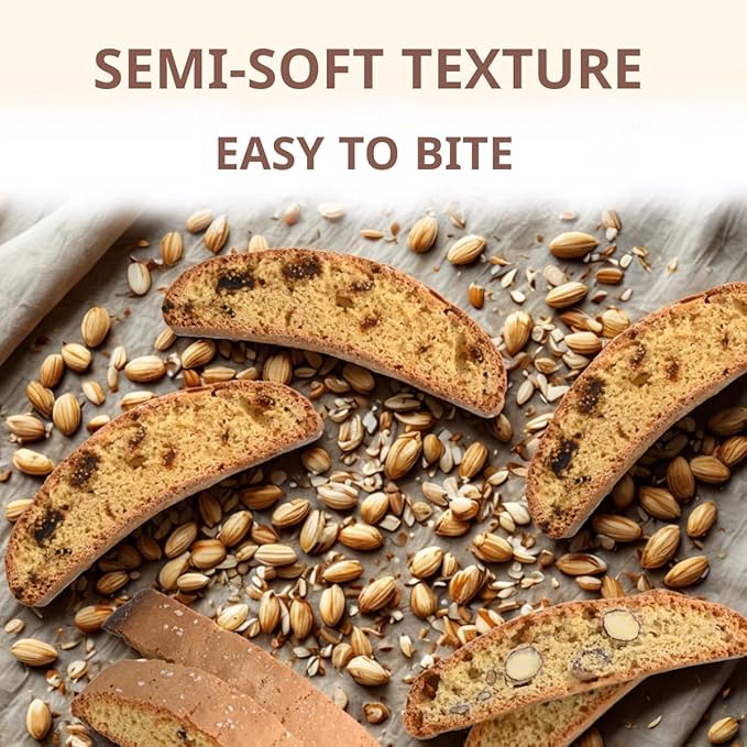 Italian Semi-Soft Biscotti Cookies Variety pack | Almond, Fig, Pistachio Cranberry | | Made in Tuscany, Italy | Stildolce Traditional Authentic Biscuits (Pack of 3)