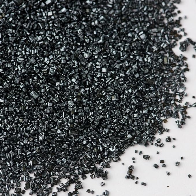 Sweets Indeed Sprinkles, Edible Sprinkle Sugar Mix, Perfect for Cake Decorations, Baking, Ice Cream, Cookies, Cupcake Topper, 5 ounces (Black)