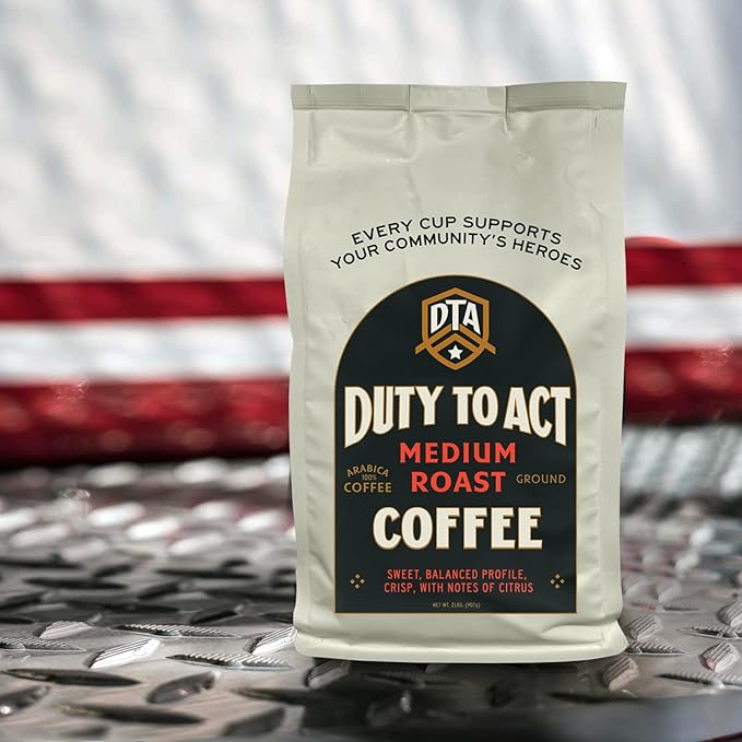Duty to Act Dark Roast Ground Coffee, 2 lbs (Pack of 3)
