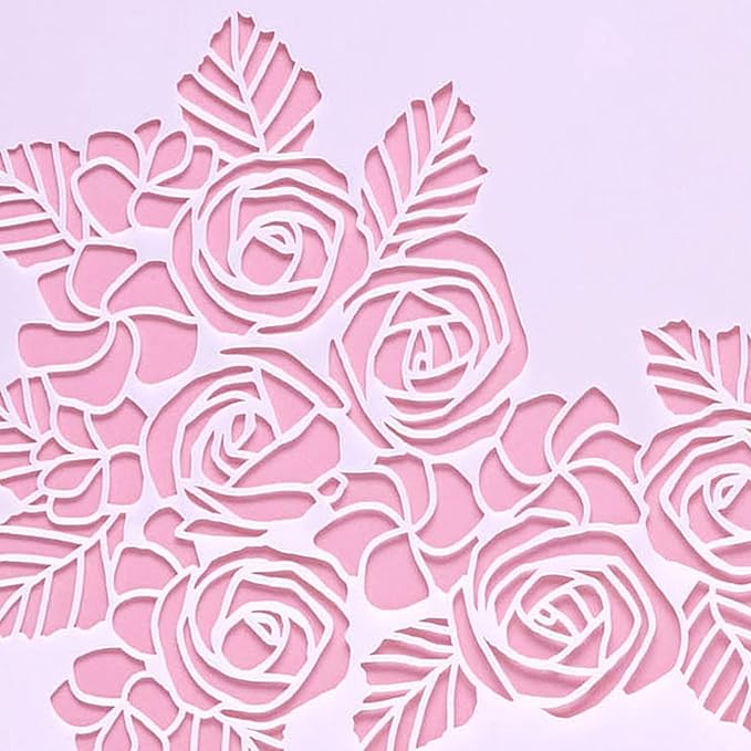 Large Cake and Baking Decorating Stencil (Christa)