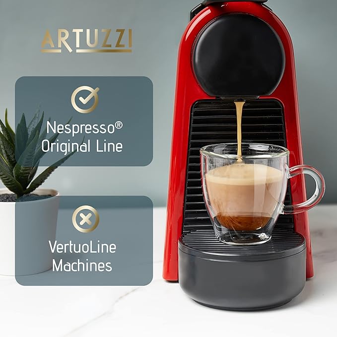 Artuzzi 120ct Compatible Nespresso Coffee Pods For Nespresso Original Machines | Espresso Ristretto Lungo Coffee Capsules | Espresso Variety Pack I Aluminum & Recyclable