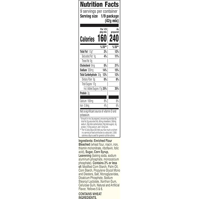 Betty Crocker Favorites Super Moist Yellow Cake Mix, Holiday Baking, 13.25 oz