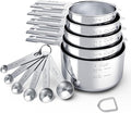 TILUCK Stainless Steel Measuring Cups & Spoons Set, Cups and Spoons,Kitchen Gadgets for Cooking & Baking (11)