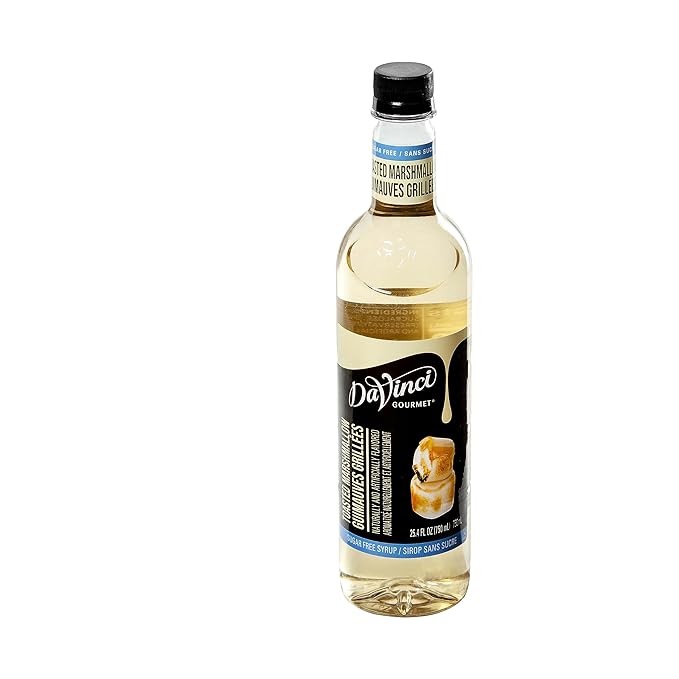 DaVinci Gourmet Sugar-Free Toasted Marshmallow Syrup, 25.4 Fluid Ounces (Pack of 1)