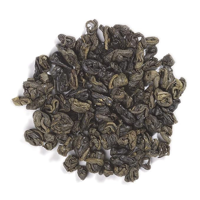 Frontier Co-op Organic Gunpowder Green Tea Leaves, 1-Pound Bulk, Smokey Green Tea, Maintains Freshness, Kosher, Fair Trade