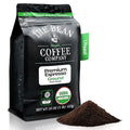 The Bean Organic Coffee Company Premium Espresso, Dark Roast, Ground Coffee, 16-Ounce Bag, Café molido tostado orgánico