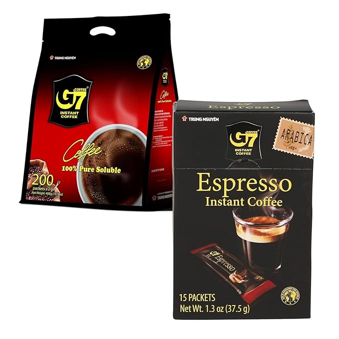 Bundle of Pure Black and Espresso Instant Coffee