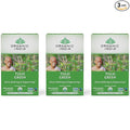 ORGANIC INDIA Tulsi Green Tea Bags - Holy Basil Tea, African Basil, Stress Relieving, Immune Support, USDA Certified Organic, Premium Darjeeling Green Tea, Caffeinated - 18 Infusion Bags, 3 Pack