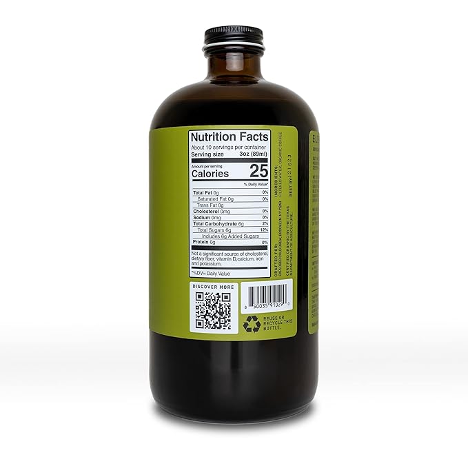 Explorer Organic Chai Tea Concentrate, Magician Spiced Honey, Drink Iced or Hot, 32 fl oz, Makes 8 Cups