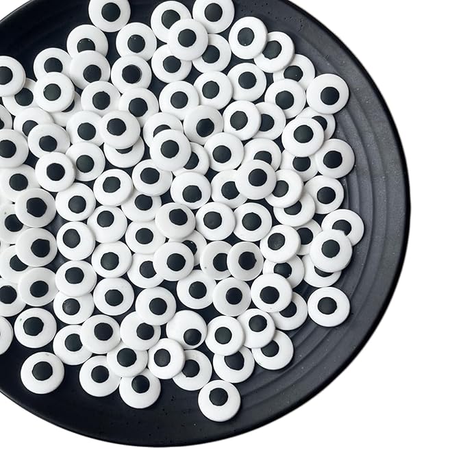 Halloween Weraru Big Candy Eyeballs Eye Ball Sweets Cake Cupcake Toppers Cookie Dessert Sprinkles Decorations for Birthday Party Supplies 4.2Ounce
