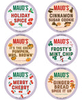 Maud's Holiday Blend Coffee Pods Variety Pack, 42 ct, 6 Assorted Flavors, Medium Roast Coffee in Recyclable Single Serve Pods – 100% Arabica Coffee, Compatible with Keurig K Cups Maker