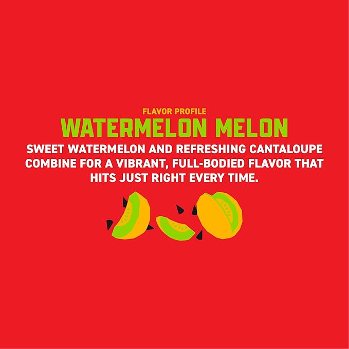 Gorilla Energy Drink, Watermelon Melon, 200mg Natural Caffeine, Real Fruit Juice Squeezed & Concentrated, L-Theanine, Taurine, Ginseng, Acetyl L-Carnitine, No Added Sugar and No Artificial Colors, 12 Pack