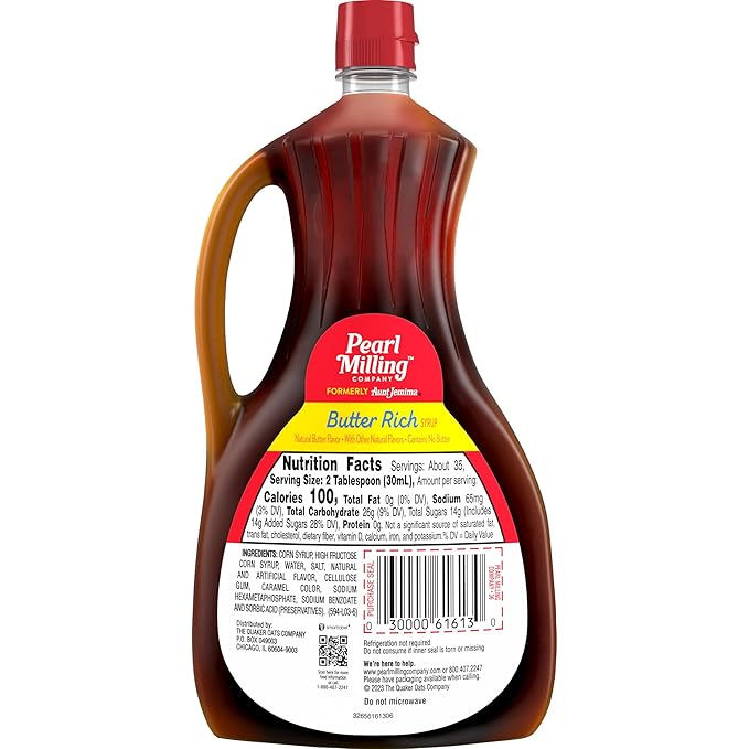 Pearl Milling Company Butter Rich Syrup 36oz