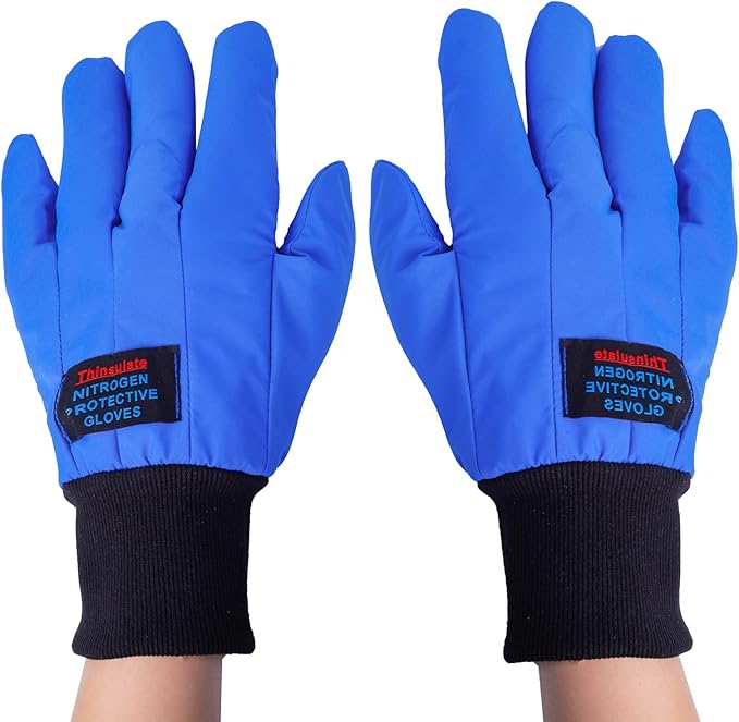 Cryogenic Gloves Low Temperature LN2 Liquid Nitrogen Protective Gloves Cold Storage Safety Frozen Gloves-