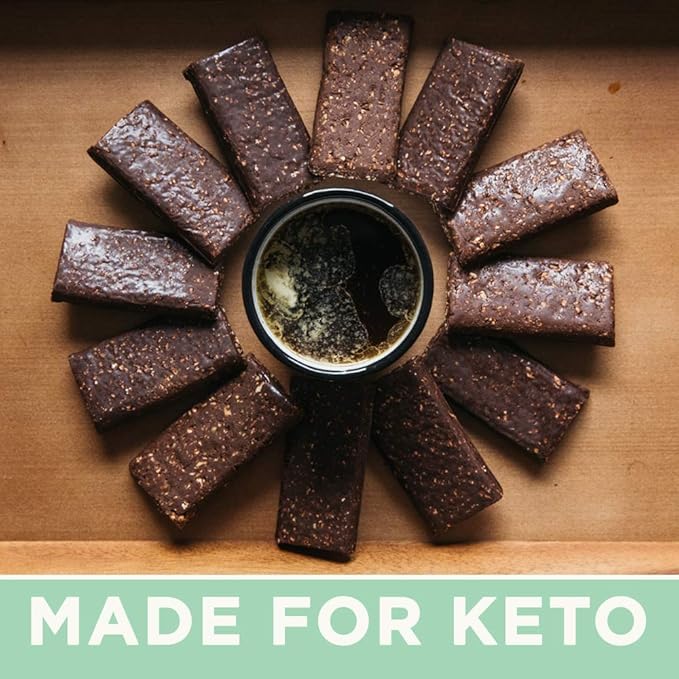 KETO BARS : The Original High Fat, Low Carb, Ketogenic Bar. Gluten Free, Homemade with simple ingredients. [Chocolate Peanut Butter, 10 Pack]