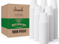 LITOPAK 1000 pack 5 oz Paper Coffee Cups, White Small Espresso Paper Coffee Cups for Office, Home, Party, and Events