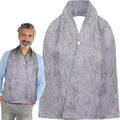 Adult Bib Scarf - Dignified Alternative to Bibs | Washable and Reusable Clothing Protectors for Eating