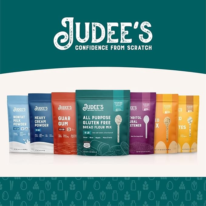 Judee's Gluten Free Meringue Powder Mix 40lb - No Preservatives, Non-GMO Gluten-Free & Nut-Free - Made in USA - Make Meringue Cookies, Pies, Frosting, and Royal Icing