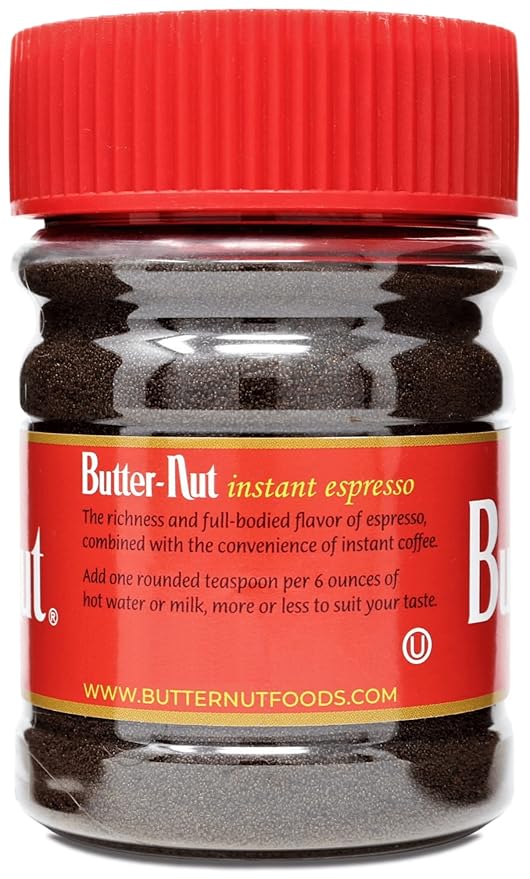 Butter-Nut Instant Espresso Coffee, 2 Ounce