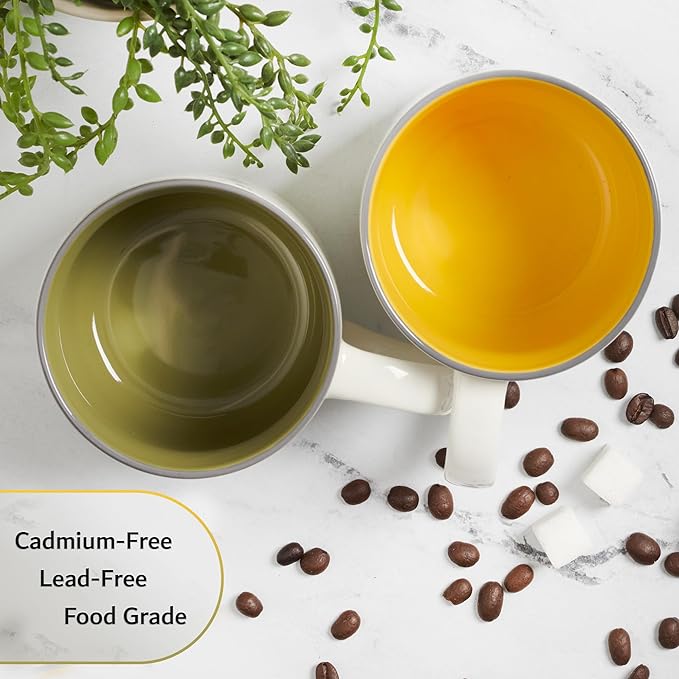 Christian Art Gifts Sage Green Floral Ceramic Coffee Mug – 15 oz. Microwave and Dishwasher-safe Inspirational Scripture Coffee and Tea Mug for Friends with Bible Verse: Sweet Friendship –Proverbs 27:9